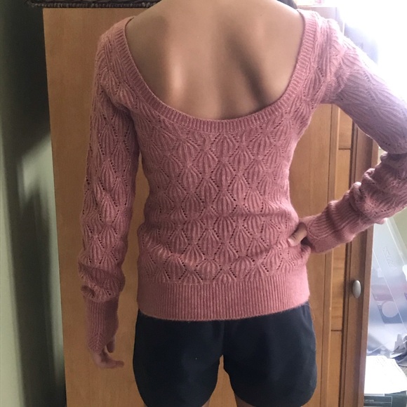 Abercrombie pointelle sweater Outlet